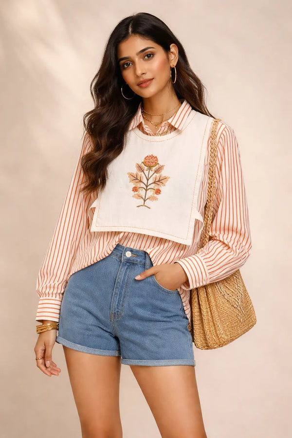 Orange Vest Shirt
