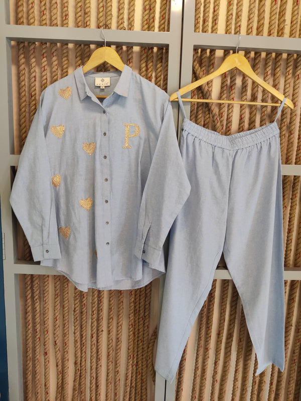 Heart Customized Co-ord Set