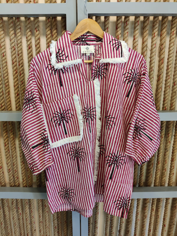 Striped Palm Shirt