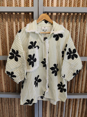 Block Floral Shirt