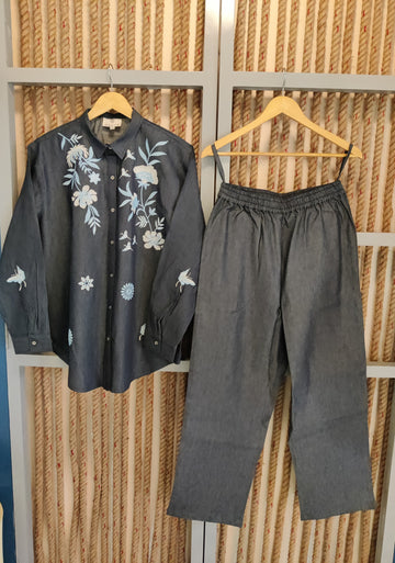 Blue Blossom Denim