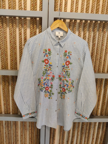 Wildflower Spark Embroidered Shirt