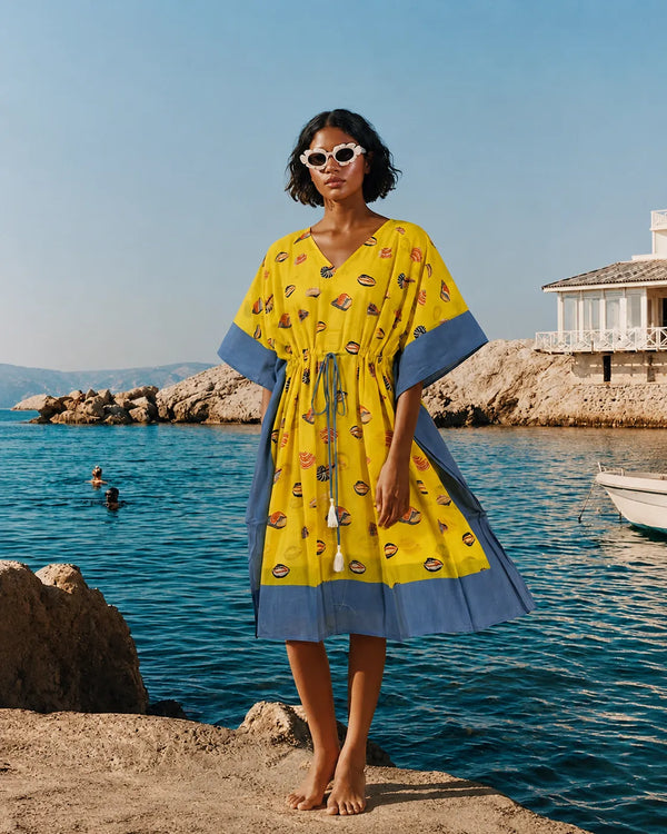Yellow Beach Kaftan