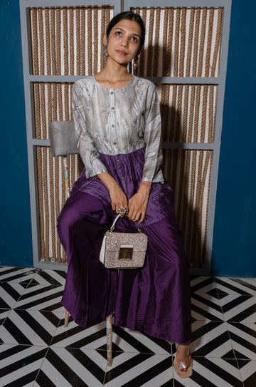 Eggplant Purple Flary Co-rd Set