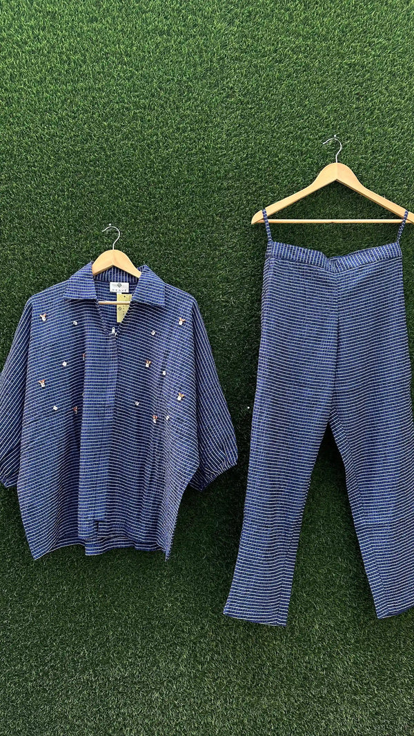 Navy Blue Studs Set
