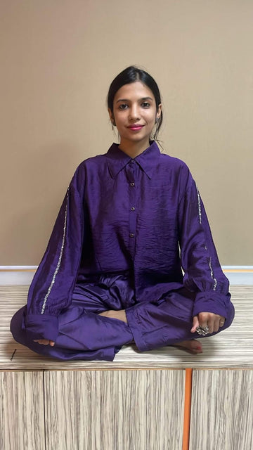Eggplant Purple Pop Co-ord set